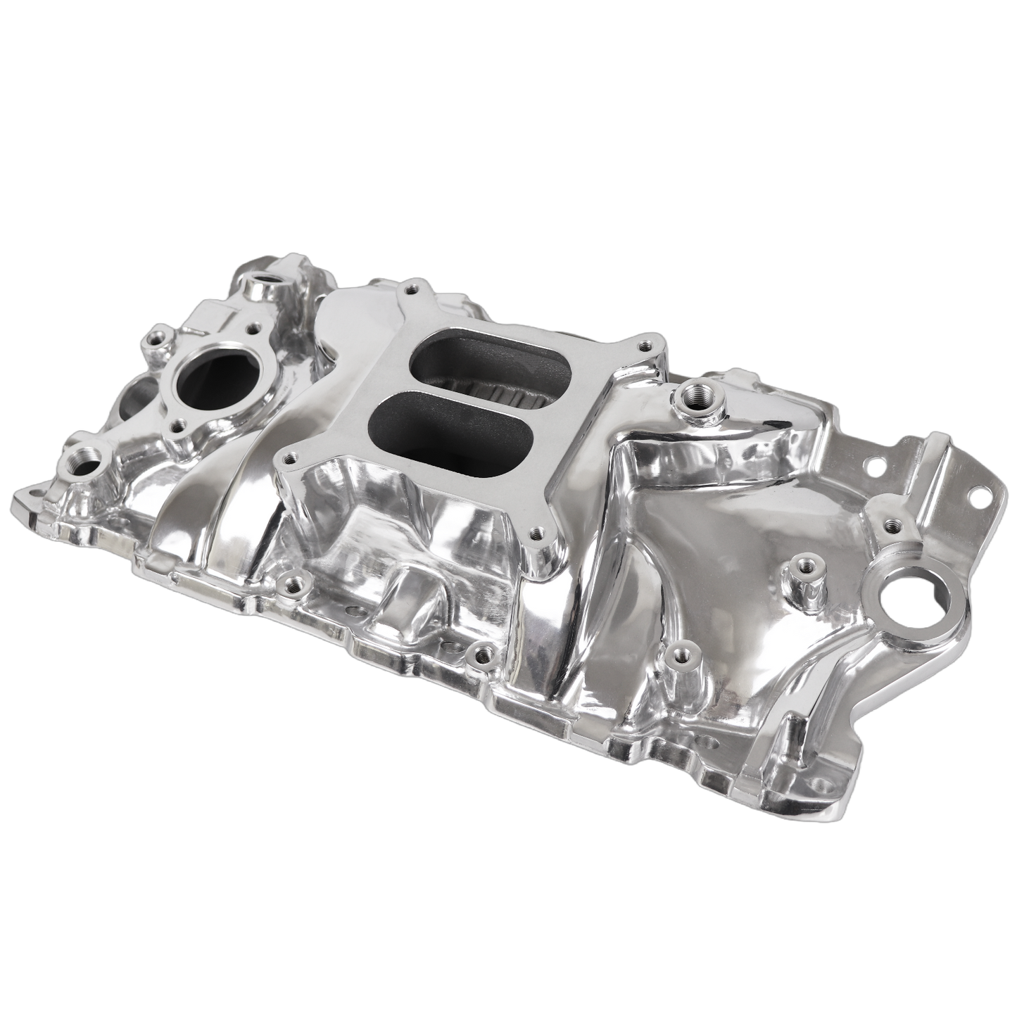 Haytalras SBC Intake Manifold 2703 with Oil Fill Tube for Chevy 262 305 350 400 - product image NaN