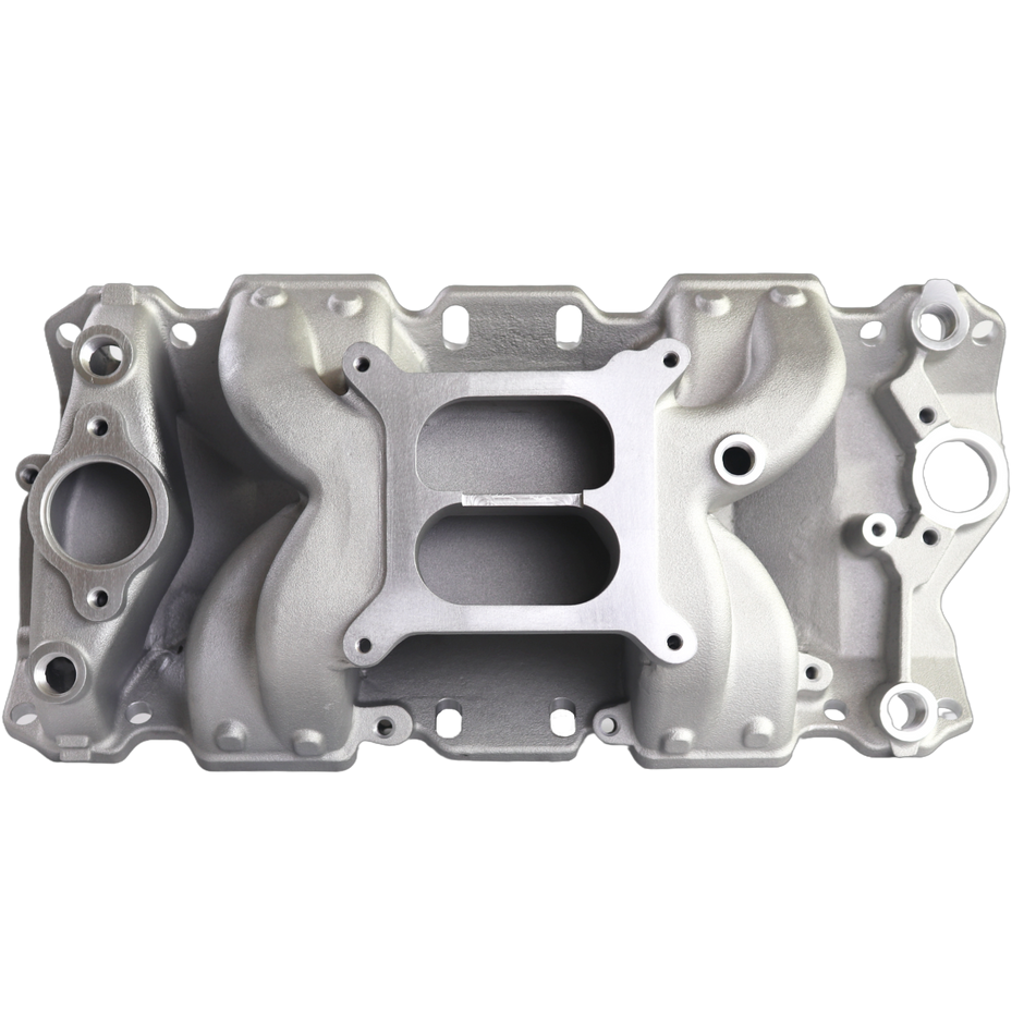 Haytalras 2026 Chevy SBC Air-Gap Dual Plane Square Bore Intake Manifold 1957-1995 262-400