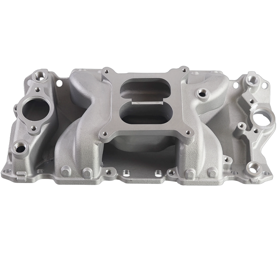 Haytalras 2026 Chevy SBC Air-Gap Dual Plane Square Bore Intake Manifold 1957-1995 262-400