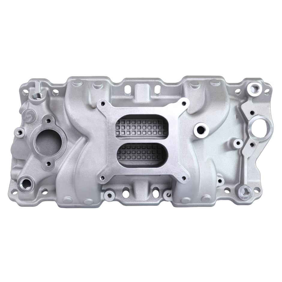 Haytalras 2021 Chevy SBC High-Rise Dual Plane Square Bore Intake Manifold 1955-1995 262-400