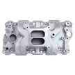 Haytalras 2021 Chevy SBC High-Rise Dual Plane Square Bore Intake Manifold 1955-1995 262-400