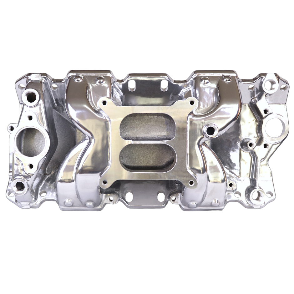Haytalras 2026 Chevy SBC Air-Gap Dual Plane Square Bore Intake Manifold 1957-1995 262-400