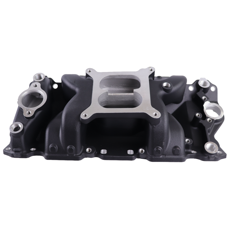 Haytalras 2026 Chevy SBC Air-Gap Dual Plane Square Bore Intake Manifold 1957-1995 262-400