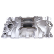 Haytalras 2703 Chevy SBC Dual Plane Square Bore Intake Manifold with Oil Fill Tube 1955-1986 262-400