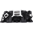 Haytalras 2703 Chevy SBC Dual Plane Square Bore Intake Manifold with Oil Fill Tube 1955-1986 262-400