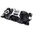 Haytalras 2703 Chevy SBC Dual Plane Square Bore Intake Manifold with Oil Fill Tube 1955-1986 262-400