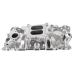 Haytalras 2703 Chevy SBC Dual Plane Square Bore Intake Manifold with Oil Fill Tube 1955-1986 262-400