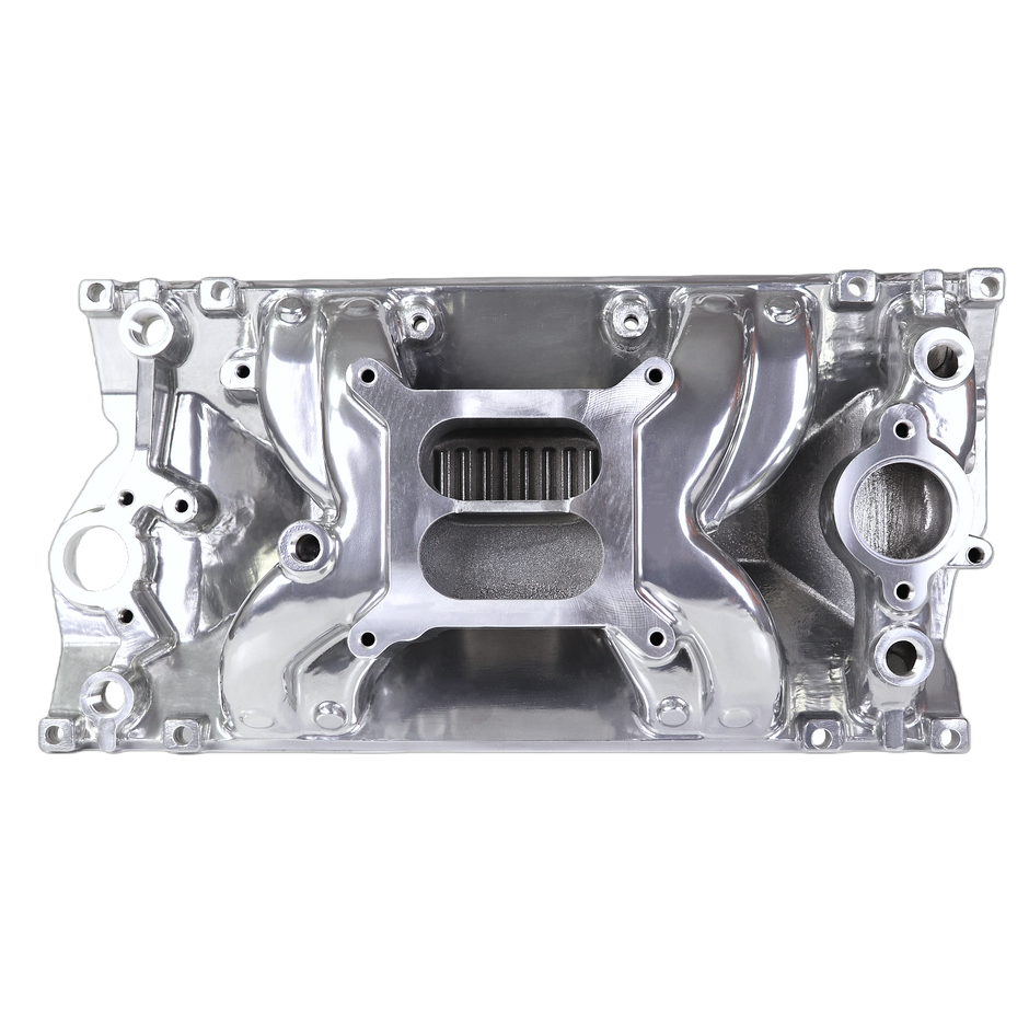 Haytalras 2028 Chevy SBC Vortec Air-Gap Dual Plane Square Bore Intake Manifold 1996-2002 350
