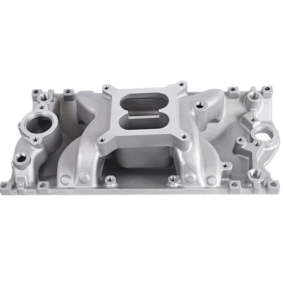 Haytalras 2028 Chevy SBC Vortec Air-Gap Dual Plane Square Bore Intake Manifold 1996-2002 350